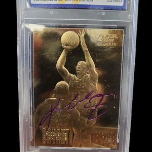 Kobe Bryant 1996-97 Fleer 23KT Gold Graded 10 Card